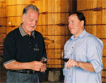 Frank Family Vineyards' Director Rich Frank with Executive Producer Todd Graff 