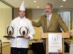 Winner Pilon with Chef Art Smith