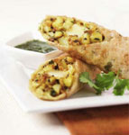 Indian Potato Spring Rolls