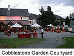 Cobblestone Garden Courtyard