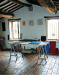 Alfonso Fratteggiani Bianchi's Studio, Umbria, Italy