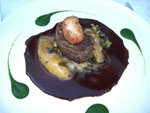 28 day ages NY Steak with Bordelaise Sauce